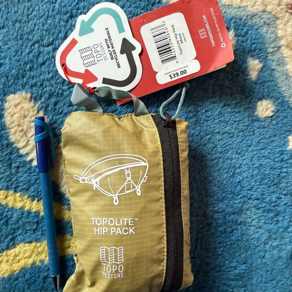 Topo Designs Lightweight Hip Pack in Olive